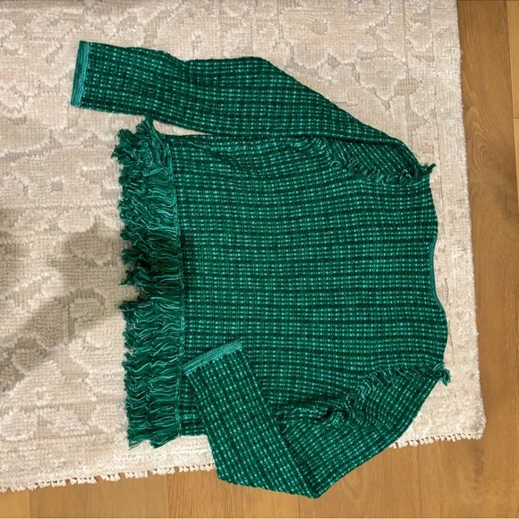 Green Tweed  Lilly Pulitzer sweater - Picture 3 of 3